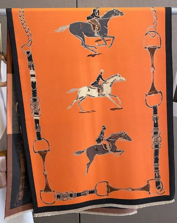 Acrylic Cashmere Scarf - Hunter