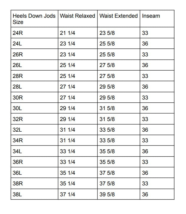 Heels Down Lucky Show Jods