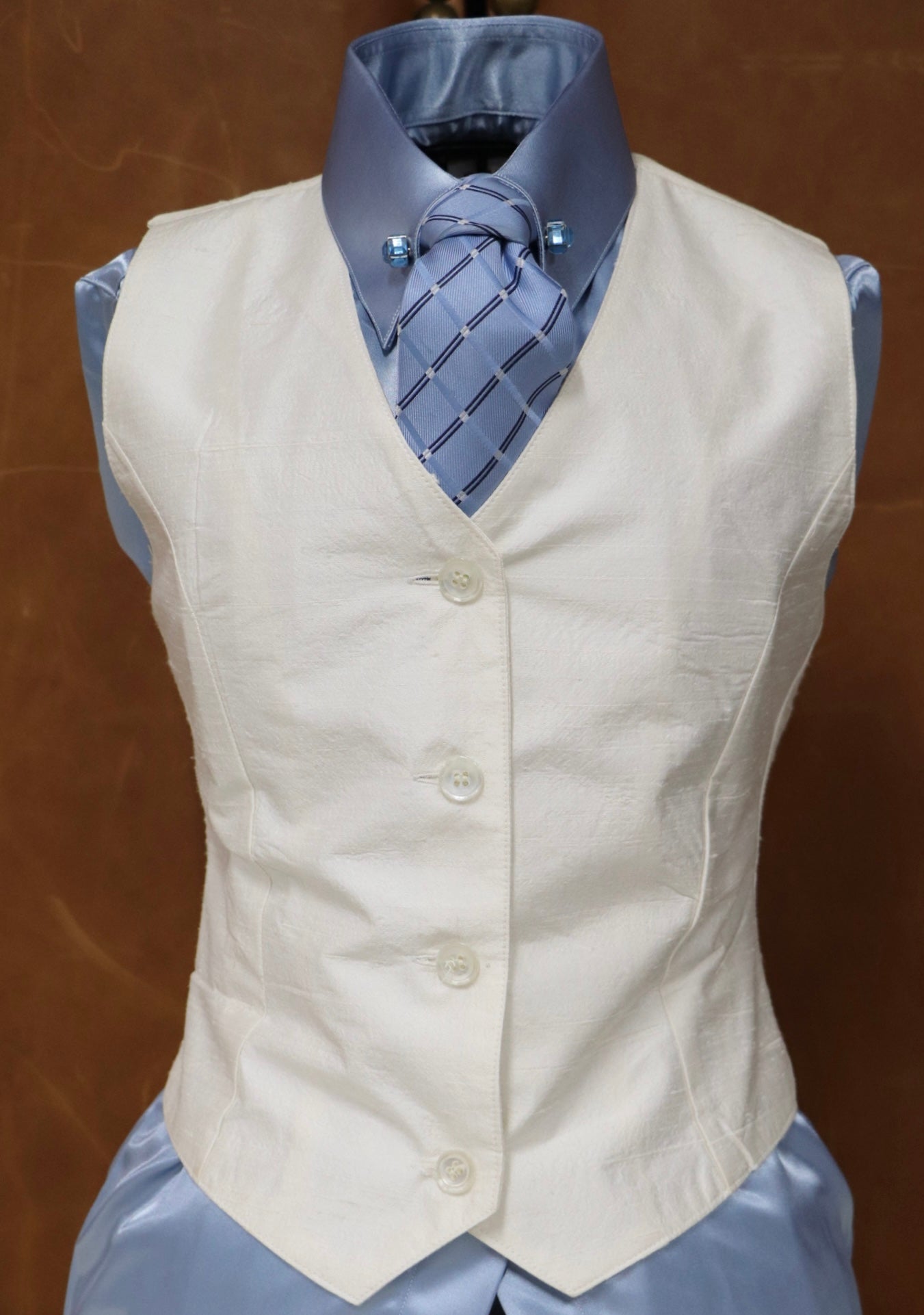 Child's Blue Satin Shirt