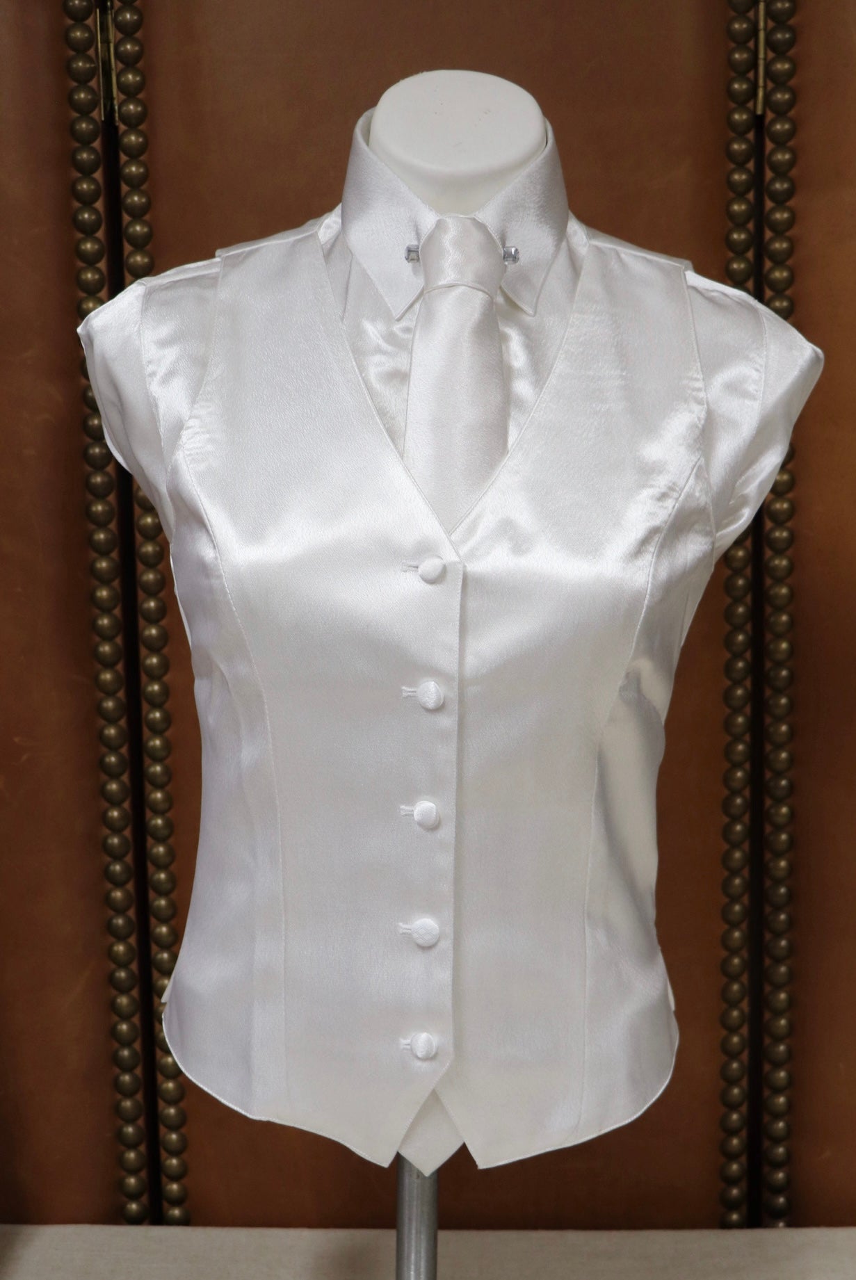 Icing on the Cake Satin Vest