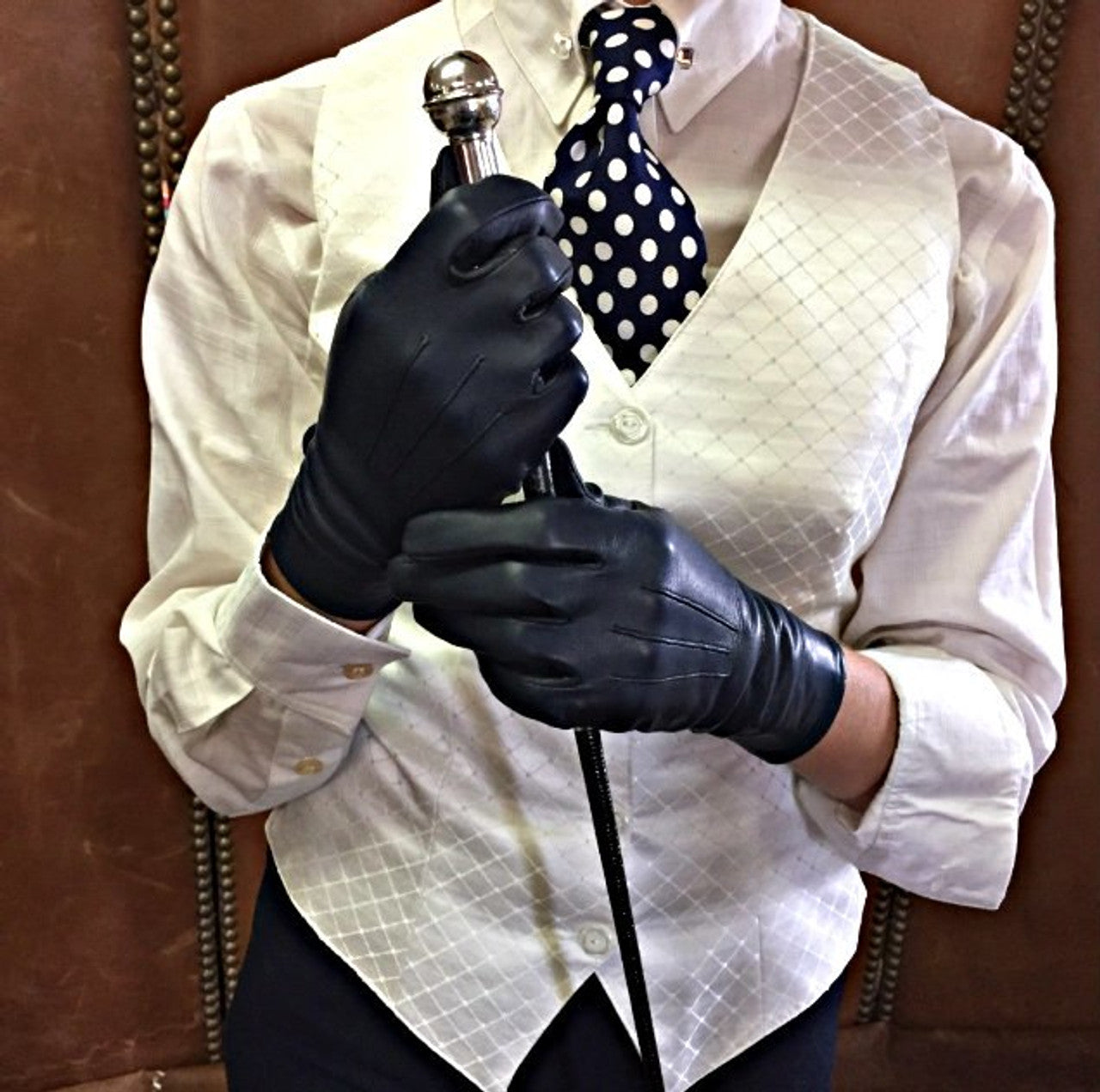 Ladies' Long Leather Show Gloves