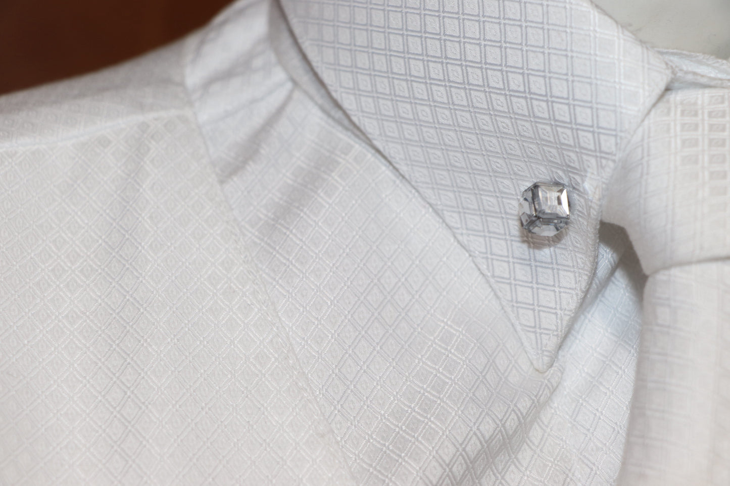 White Diamond Cotton Vest