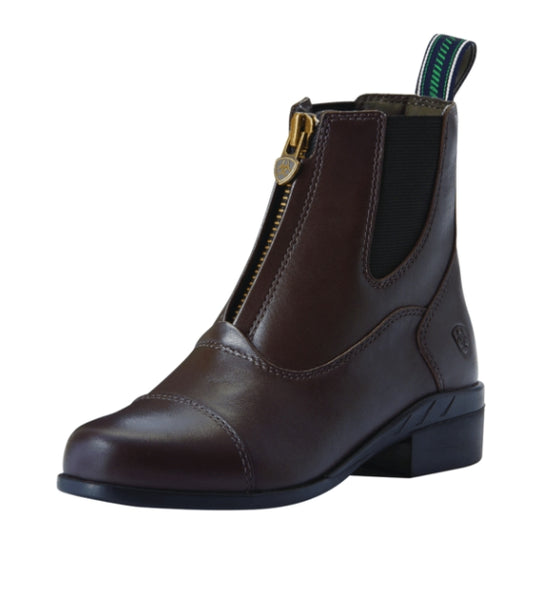 Children's Ariat Zip Front Leather Boot